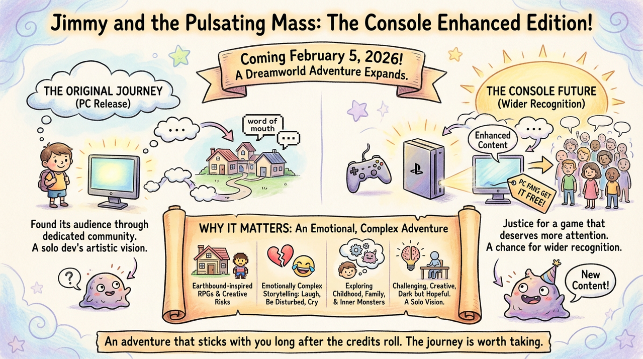 Retro gaming setup with colorful pixel art on screen