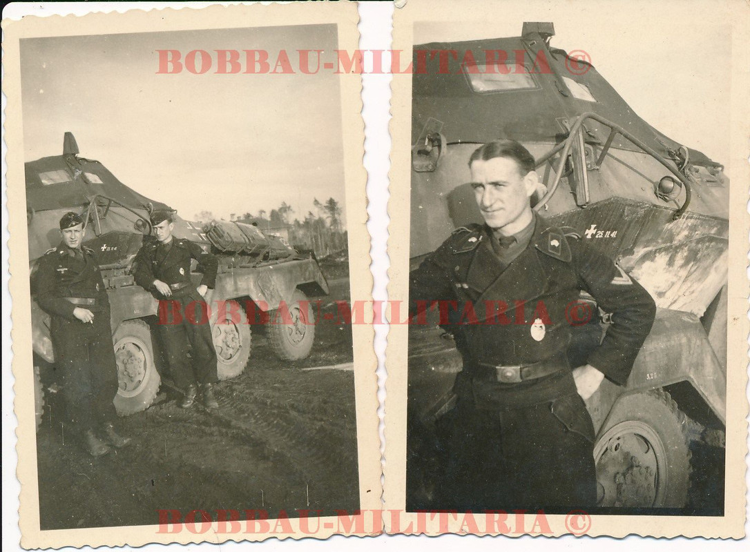 Panzerpähwagen Sd.Kfz 231 ARGUS Mailing 25.11.41 Front Vormarsch