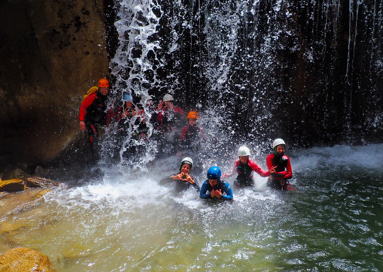 Saut canyoning Ossau