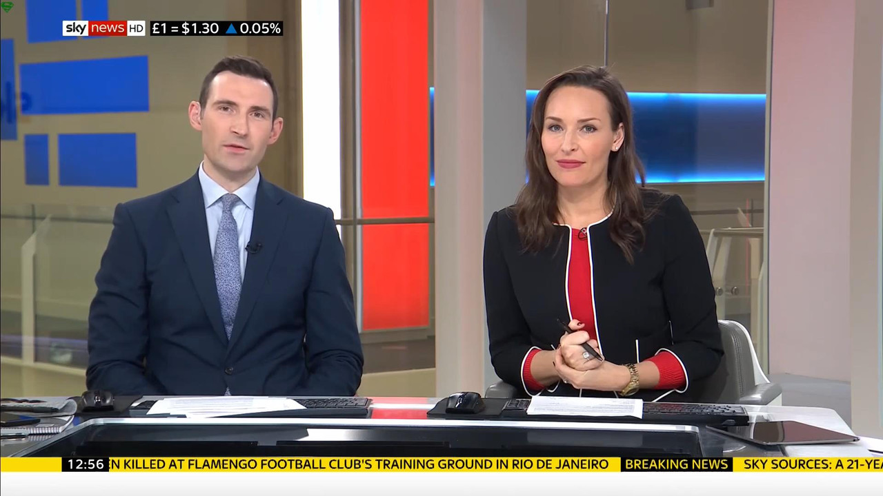 08 February - 12.00.00 - Sky News. Colin Brazier and Jayne Secke