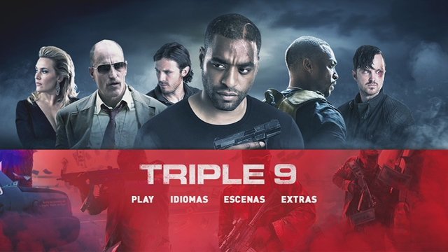 1 - Triple 9 [DVD9 Full] [Pal] [Cast/Ing] [Sub:Cast] [Thriller] [2016]