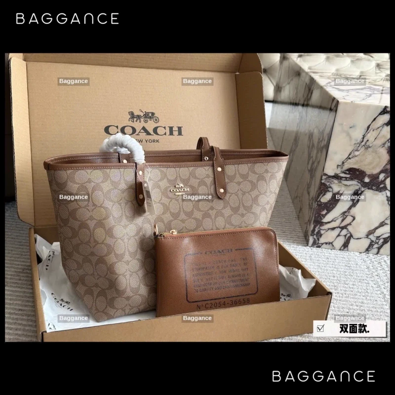 Coach City Classic Tote Bag Full Box Size 35cm (Ref: EVCAFW-013)