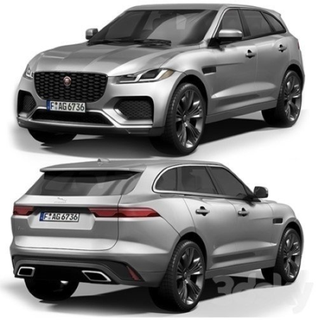 3DSky - Jaguar F-Pace 3D Model