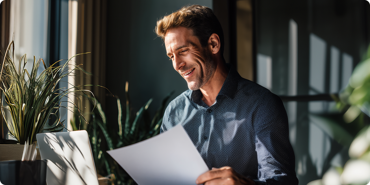 Woman listening with headphones