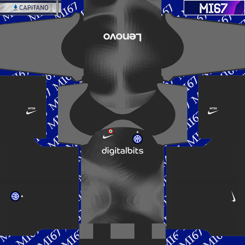 GK Black Inter senza patch Serie A