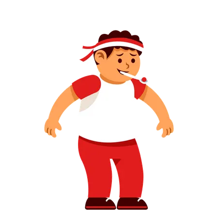 Elephant face for eye placing competition