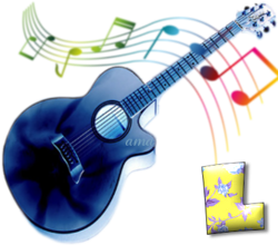 Guitarra Azul L