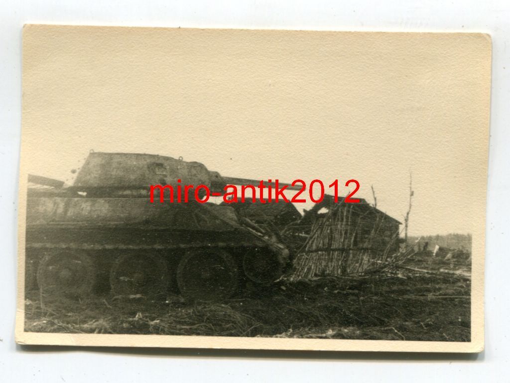 Panzer-Abteilung 65, zerstörter Panzer der Russe