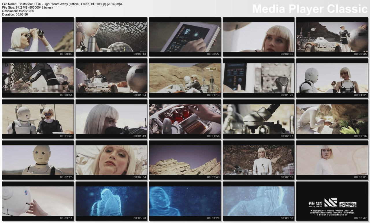 Tiësto feat. DBX - Light Years Away (Official, Clean, HD 1080p) [2014]