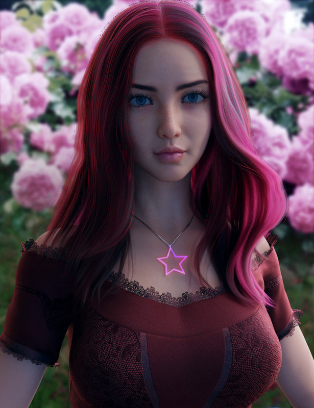 Vo Rose for Genesis 8.1 Female