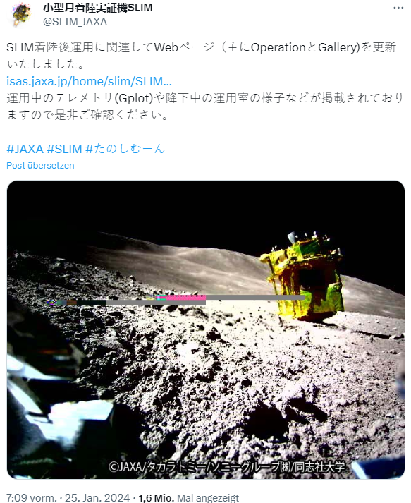 SLIM auf dem Mond