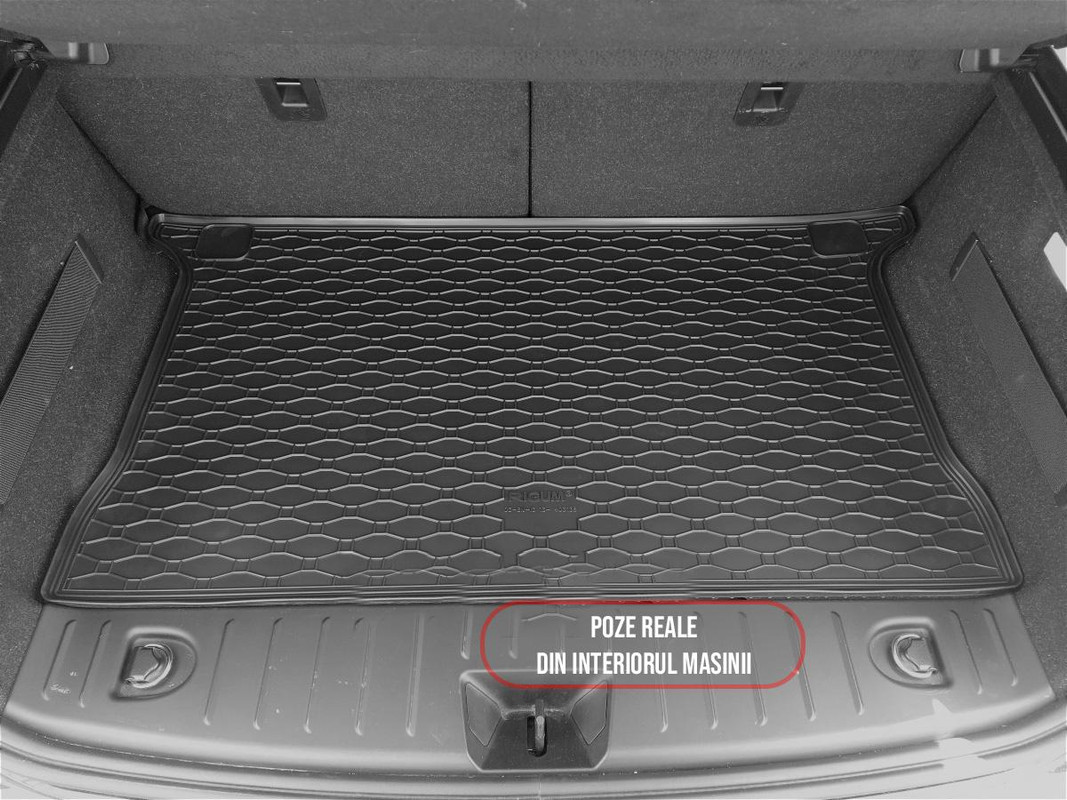 Tavita auto BMW Seria i3 2013-2022, protectie portbagaj, Cri-Flo, din cauciuc 100%, compatibil cu autoturismul BMW Seria i3
