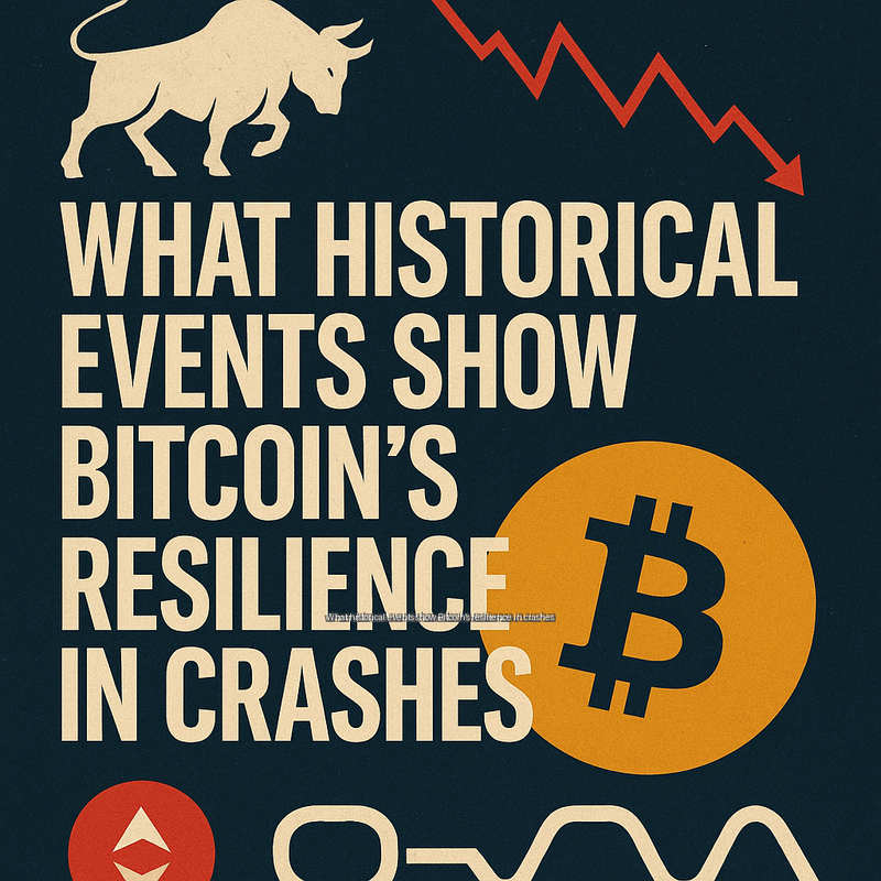 What historical events show Bitcoin's resilience in crashes