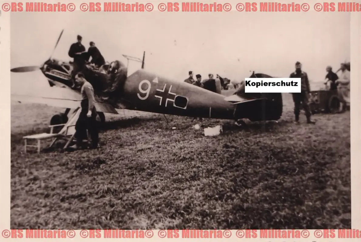 Flugzeug Me 109 weiße 9 JG Mölders #51