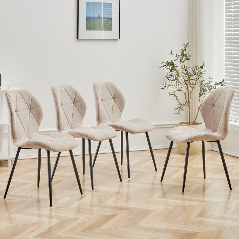 Fauteuil blanc cassé