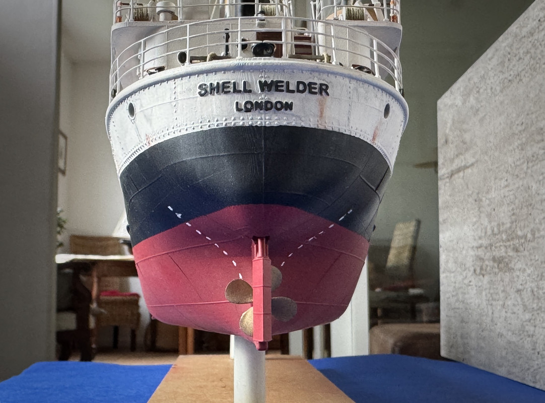 Ship model - Shell Welder - 1955 - UK Tanker Coaster - 3D Print - 1:100 4