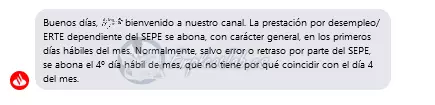Confirmación pago paro abril 2023 banco santander 