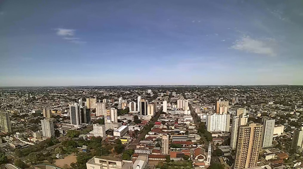 Campo Grande nesta manhã de domingo