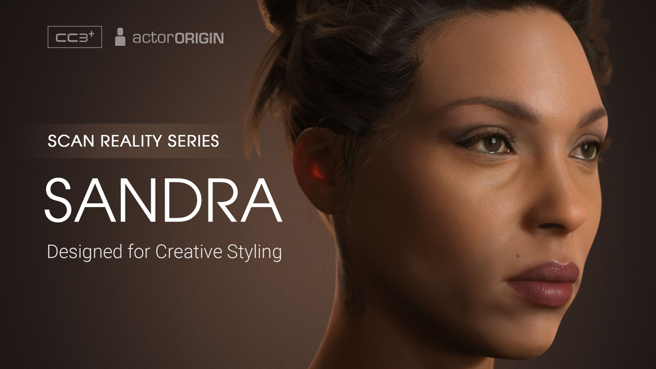Scan Reality Sandra 2024 Free Daz 3D Models
