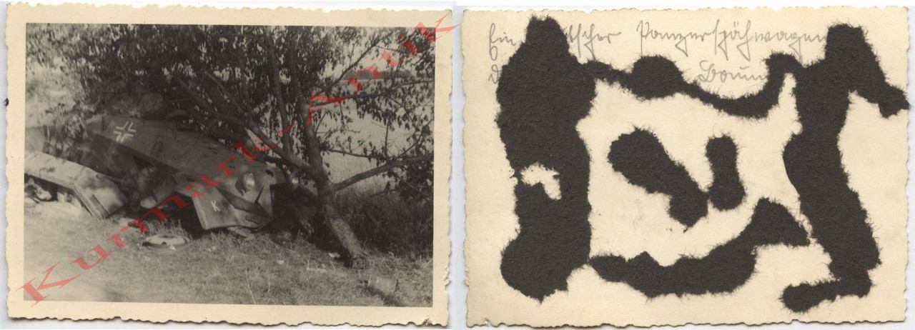 Foto Wehrmacht Panzer Spähwagen 6 Rad Kleist cra