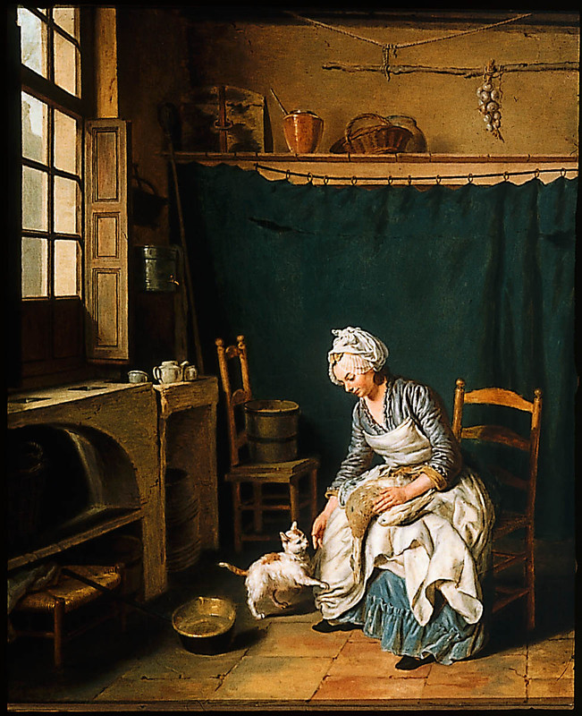 1-Nicolas_Bernard_Lépicié_-_Servant_Girl_Plucking_a_Chicken_-_65.2650_-_Museum_of_Fine_Arts