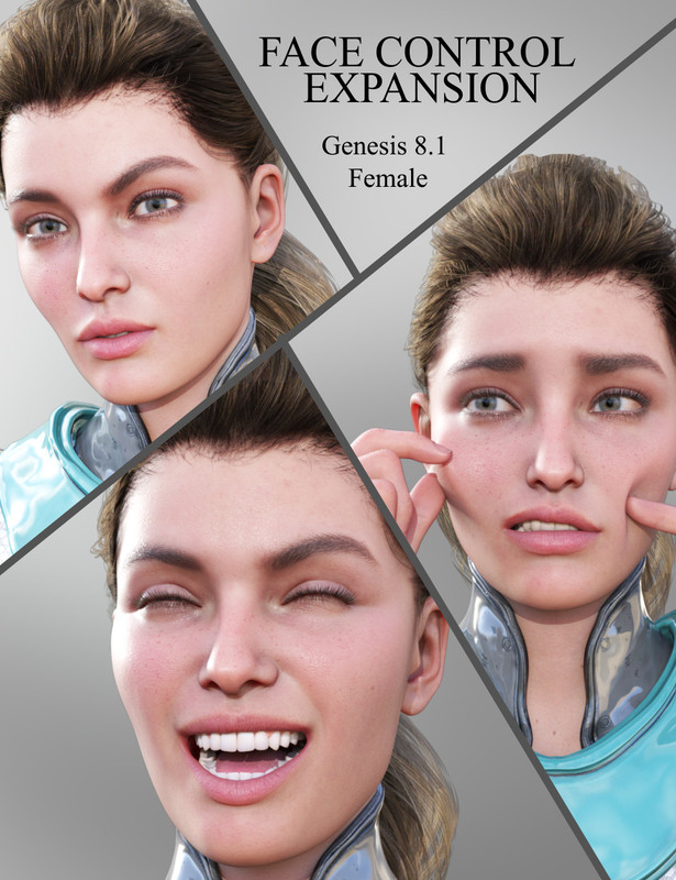 Face Control Expansion for Genesis 8.1 Female Face Control Expansion for Genesis 8.1 Female
