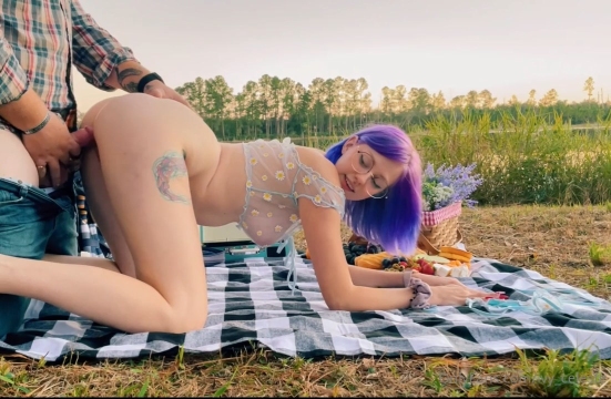 OnlyFans – Ivy Celeste Doggystyle While In Picnic