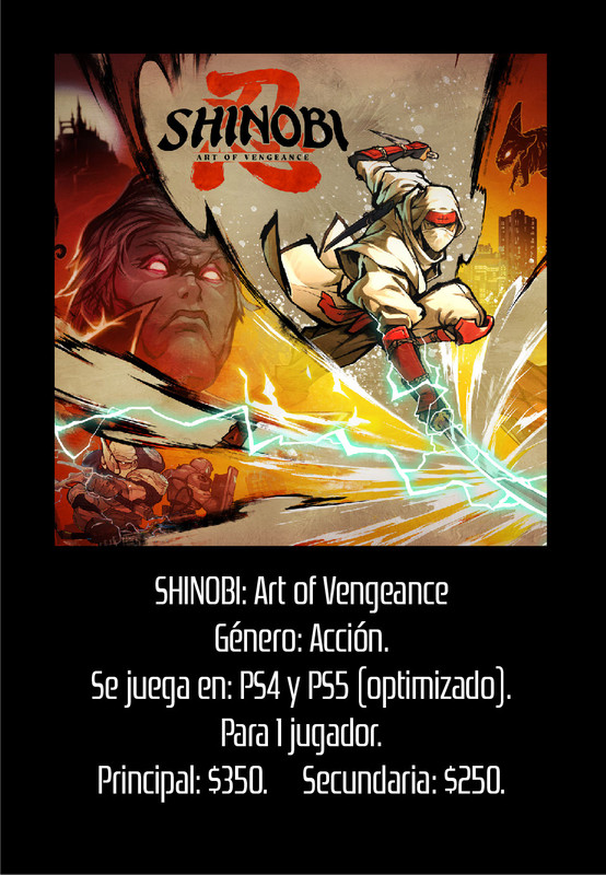 SHINOBI: Art of vengance