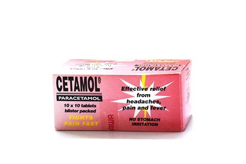 Cetamol Tabs 100`S