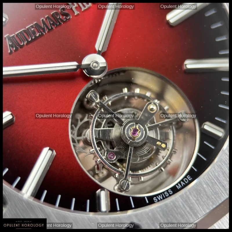 Audemars Piguet Royal Oak Flying Tourbillon 26730ST Burgundy Red Dial 41mm