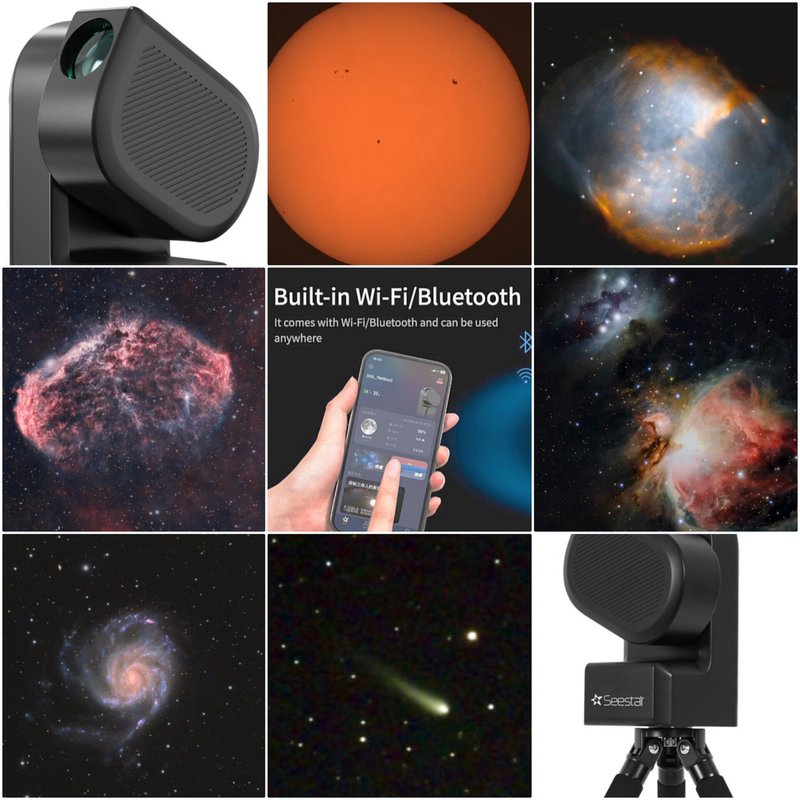 algunos resultados reales con el zwo Seestar S50