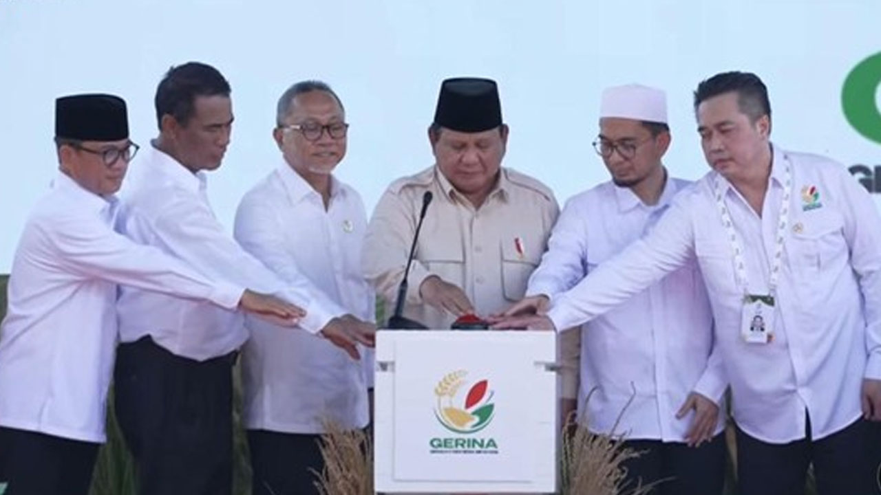 Prabowo Luncurkan Gerina di Sumsel: Langkah Menuju Swasembada Pangan