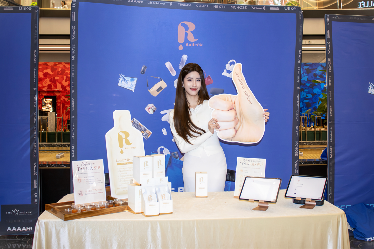 RalivON showcases Longevity Glow during its first in-person public appearance at THE BIG BAG.