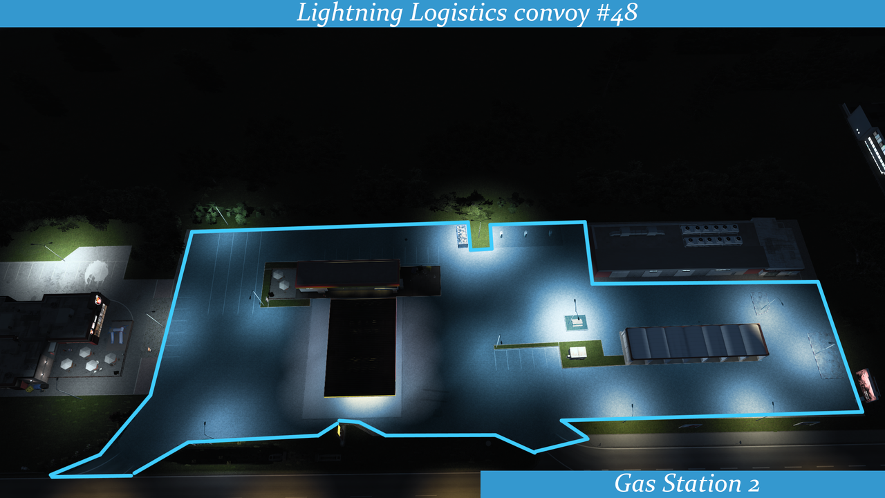 [Gas Station 2]   ⚠️  Do not block the area where you get gas Collision Zone! ⚠️