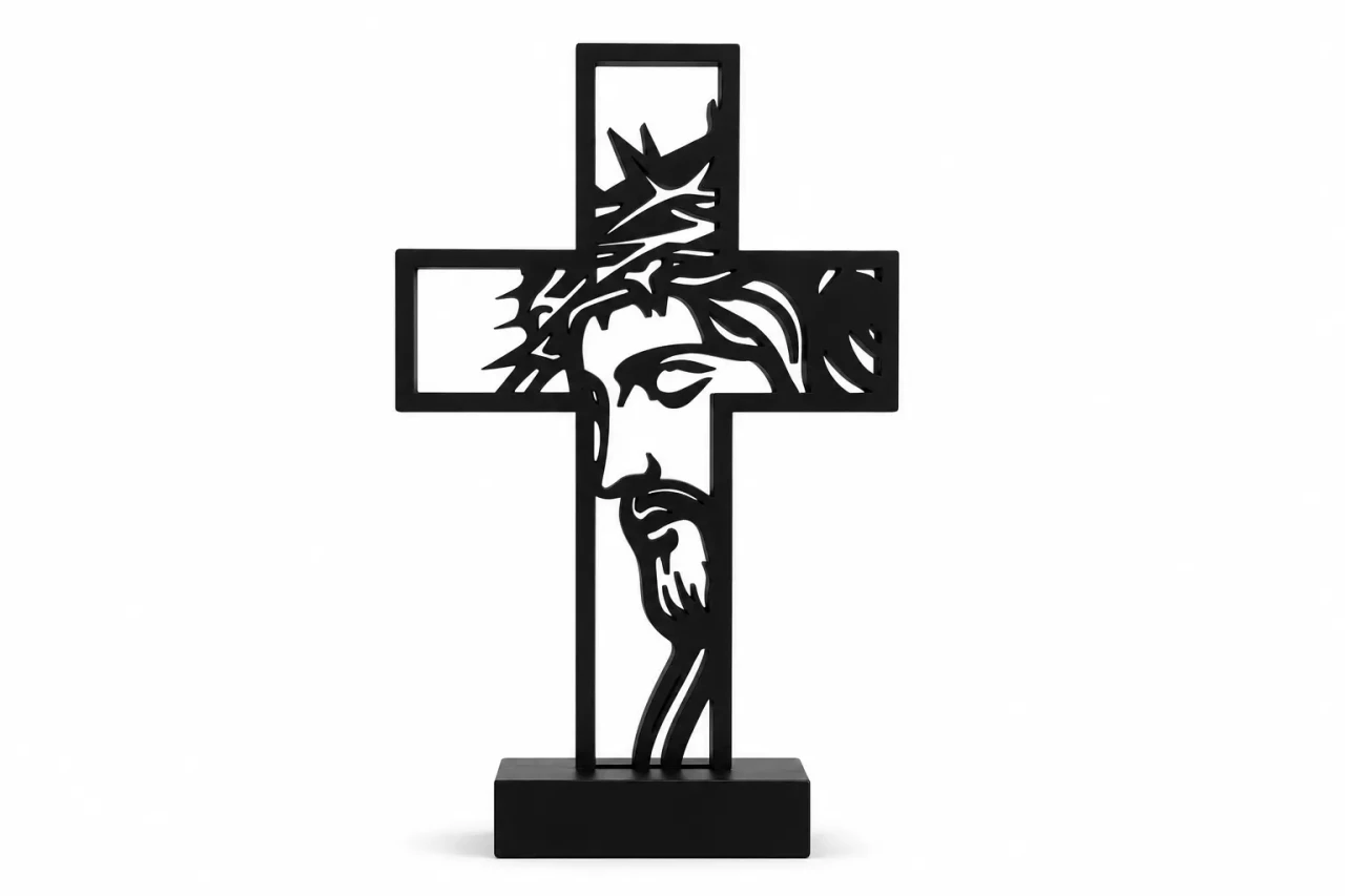 Escultura Face de Jesus 20 cm