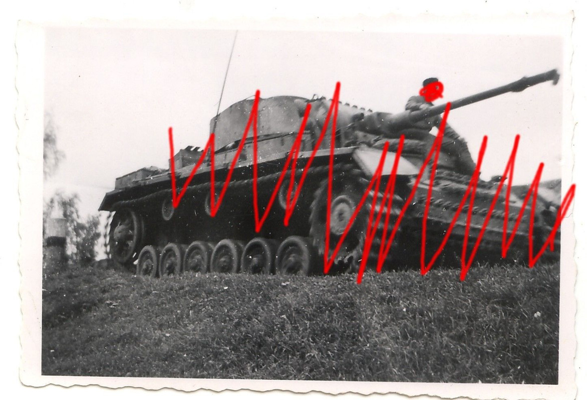 deutscher Panzer III Zusatzpanzerung Turm Schürz