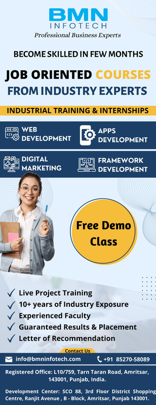 Web Design & Web Development Course in Amritsar | App Development Course