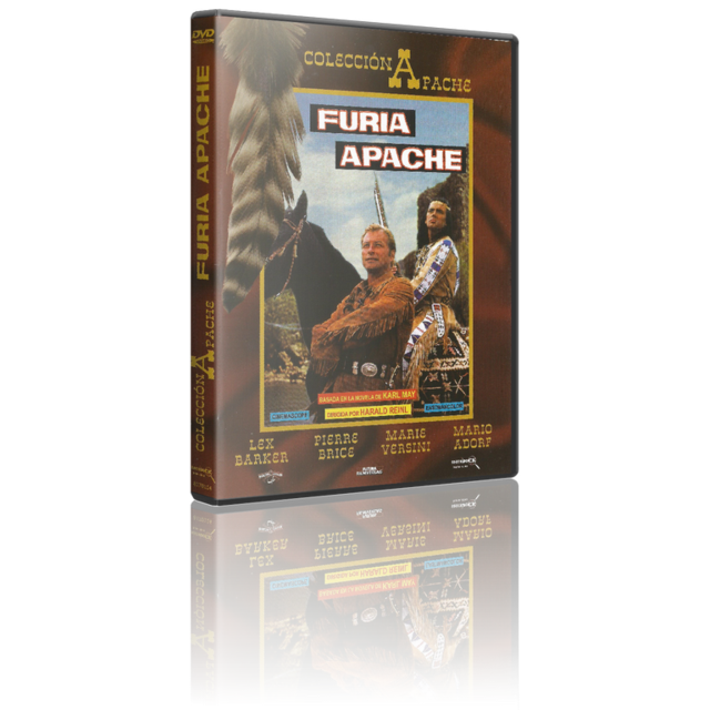 Portada - Furia Apache [DVD9Full] [PAL] [Cast/Ale] [Sub:Cast] [1963] [Western]