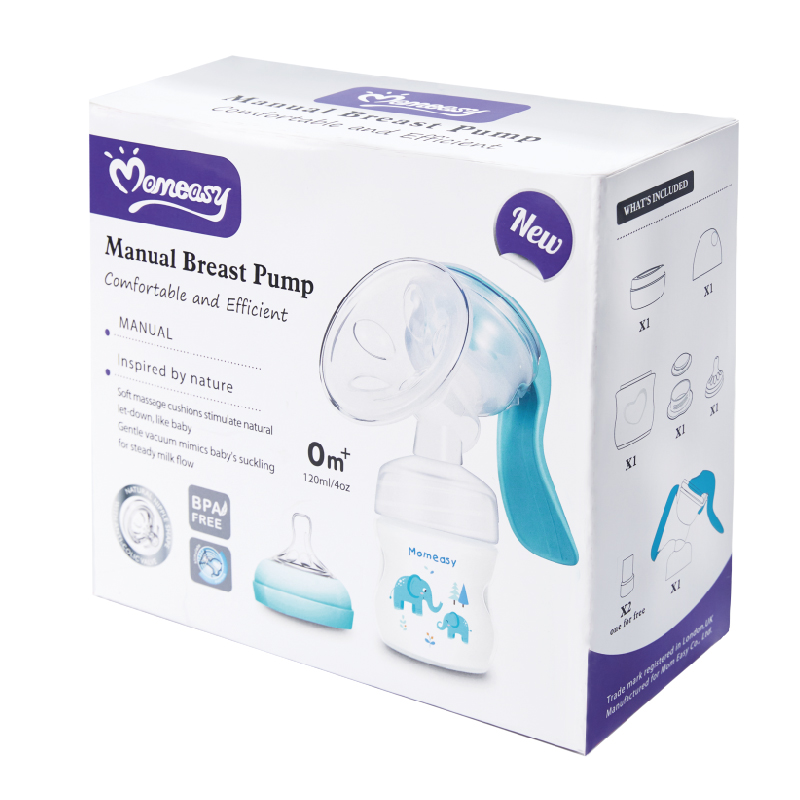 Momeasy Manual Breast Pump Wide Neck
