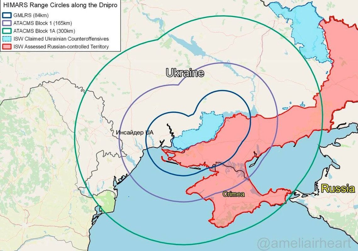 После освобождения Херсона системы HIMERS легко достают крымский мост