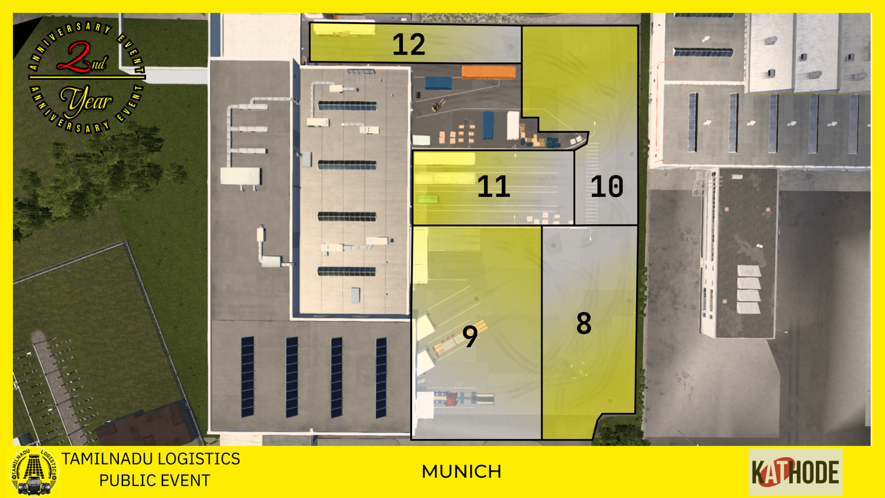 Route B - Munich-KATHODE-{Slot 8 -  Malkoçoğlu Logistics}-{Slot 10-Ethiral Trans}-{Slot 11-TК „AZIMUTH}{Slot- 9 and 12-Avail}