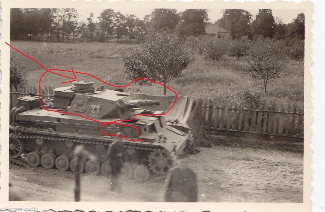 Panzer IV. Früher Turm Stummel 7,5 Kwk. Frankrei