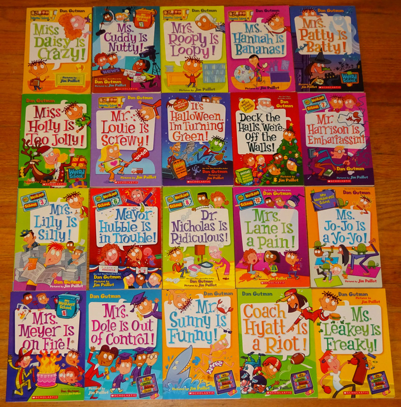 LOT 20 MY WEIRD~WEIRDER~WEIRDEST~WEIRD SCHOOL DAZE+ BOOKS~DAN