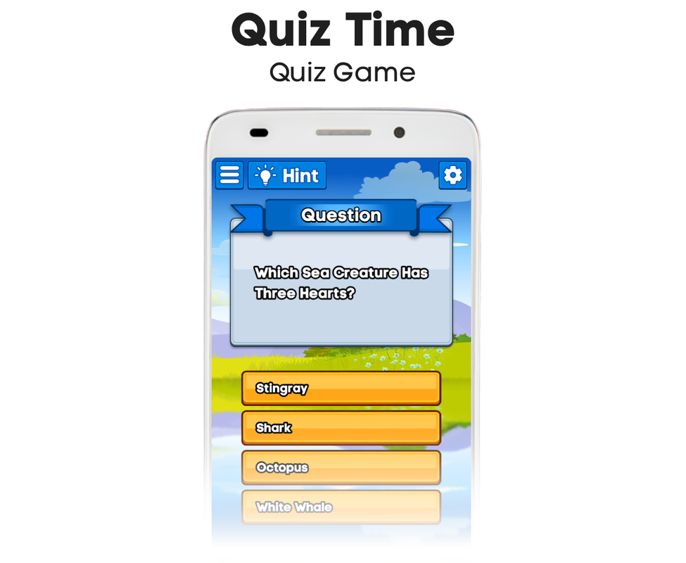 Quiz Time - Quiz Game Android Studio Project with AdMob Ads + Ready to Publish - 1