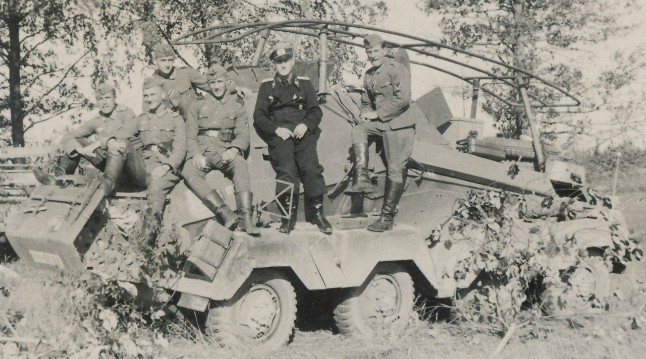 2.Wk Panzer-Kommandant SPÄHPANZER Panzer Tank Le