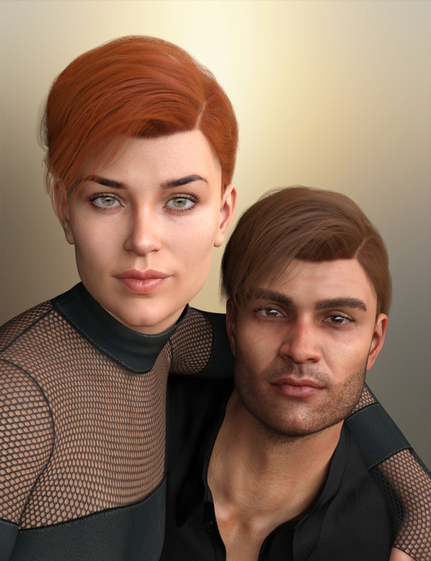 dForce Low Bang Hair for Genesis 8 dForce Low Bang Hair for Genesis 8