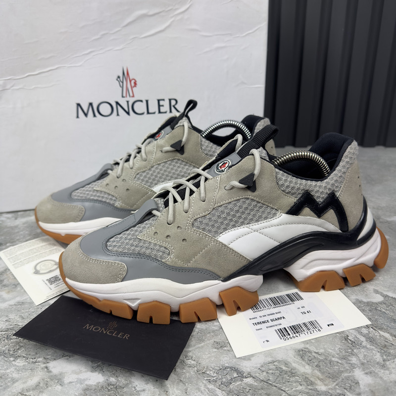 【関税負担】 MONCLER LOW TOP SNEAKERS Moncler Monaco 2 Low Top Leather Sneakers | Saks Fifth Avenue