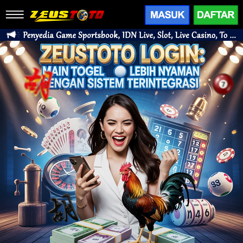 ZEUSTOTO LOGIN: Main Togel Online Lebih Nyaman dengan Sistem Terintegrasi image 1