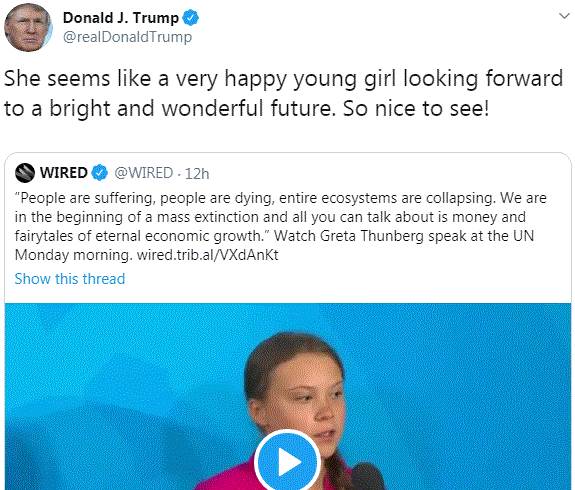 Trump-greta