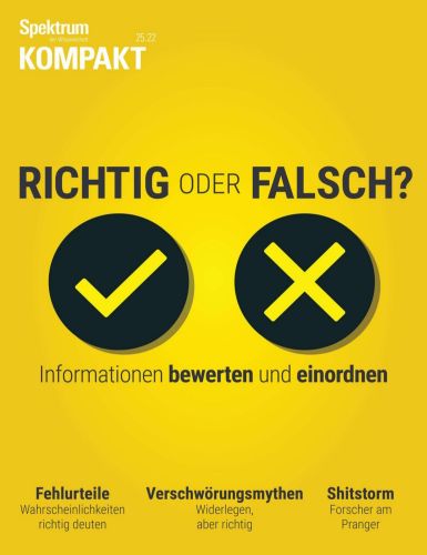 Cover: Spektrum der Wissenschaft Kompakt No 25 vom 27 Juni 2022 Cover: Spektrum der Wissenschaft Kompakt No 25 vom 27 Juni 2022
